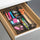 Safco Mesh Drawer Organizer - 7 Compartment(s) - 2.75'' Height x 13'' Width x 8.75'' Depth - Black - Steel - 1 Each