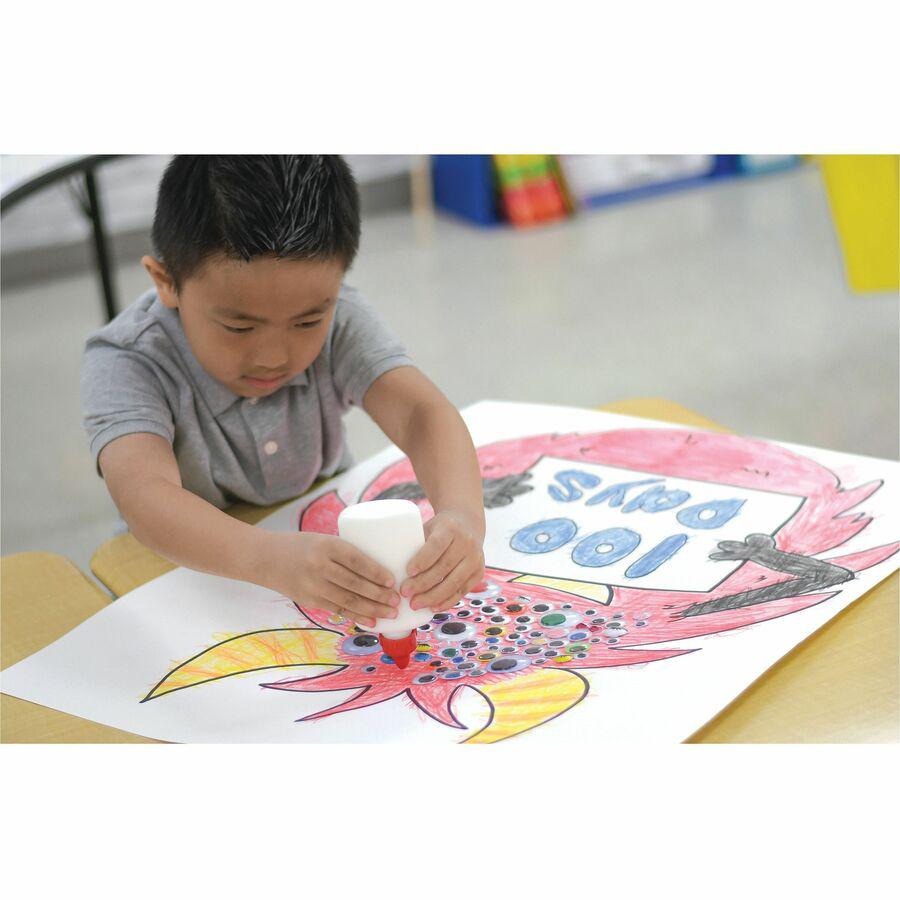 UCreate Economy Poster Board - Art, Mat, Mounting, Block Printing, Painting, Craft - 28'' Height x 22'' Width - White - 100 / Carton