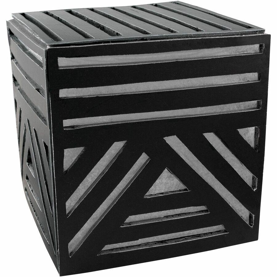 UCreate Foam Board - Art, Craft, Mounting, Display, Classroom Activities, Frame - 22''Height x 28''Width x 15.6 ftThickness x 27''Length - 5 / Carton - Black - Polystyrene