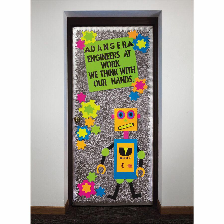 UCreate Neon Poster Board - 22''Width x 28''Length - 25 / Carton - Hot Lime