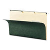 Business Source 1/3 Tab Cut Legal Recycled Top Tab File Folder - 8 1/2'' x 14'' - Top Tab Location - Assorted Position Tab Position - Manila - 10% Recycled - 100 / Box
