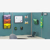Lorell Cubicle Pocket File - 30% Recycled - Black - Plastic - 1 Each