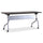 Lorell Flip Top Training Table - Rectangle Top - Four Leg Base - 4 Legs x 72'' Table Top Width x 23.50'' Table Top Depth - 29.50'' Height x 70.88'' Width x 23.63'' Depth - Assembly Required - Espresso, Sil