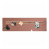 Lorell Cork Strip Bulletin Bars - 48'' Board Width - Cork Surface - Self-healing, Fade Resistant, Self-sealing - Anodized Aluminum Frame - 3 / Bundle