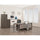 Lorell Relevance Series Charcoal Laminate Office Furniture - 72'' x 30'' Table Top - Straight Edge - Material: Polyvinyl Chloride (PVC) Edge - Finish: Charcoal, Laminate