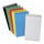 Ampad Topbound Memo Notebooks - 50 Sheets - Wire Bound - 3'' x 5'' Sheet Size - White Paper - Assorted Pressboard Cover - Rigid, Mediumweight - Recycled - 5 / Bundle