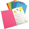 Hygloss Mighty Bright Blank Books - 5.5'' x 8.5'' - Assorted Paper - 20 / Pack