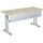 Lorell 60'' Training Table Modesty Panel - 54'' Width x 3'' Depth x 10'' Height - Steel - Metallic Silver