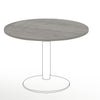 Lorell Essentials Conference Tabletop - Weathered Charcoal Laminate Round Top - Contemporary Style - 1'' Table Top Thickness x 42'' Table Top Diameter - Assembly Required - 1 Each