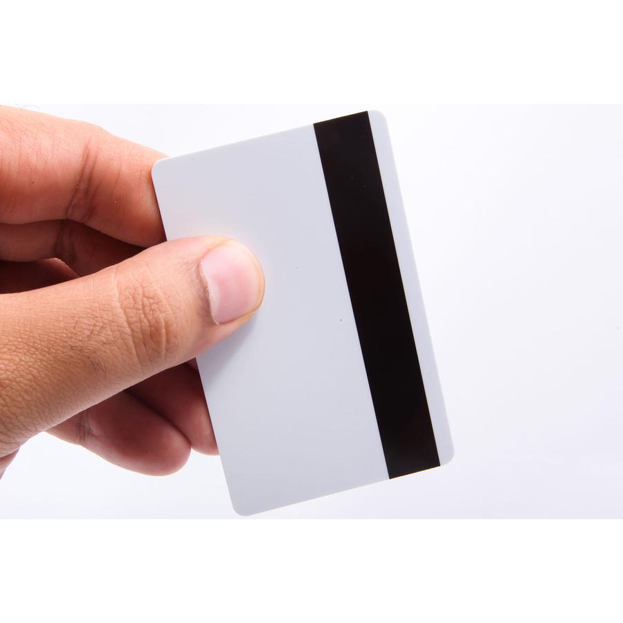 SICURIX PVC ID Card - 2.12'' x 3.37'' Length - 100 - White