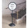 Safco Write Way Dual-sided Directional Sign - 1 Each - 22.5'' Width x 65'' Height x 18'' Depth - Octagonal Shape - Both Sides Display, Magnetic, Durable - Steel - Indoor, Outdoor, Office - Black