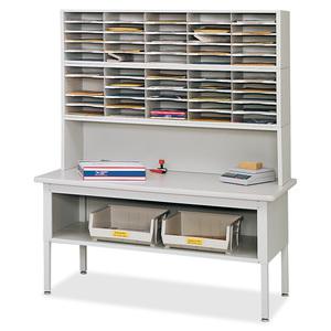 Safco E-Z Sort Riser - 57.5'' Width x 13'' Depth x 14'' Height - Steel - Gray