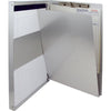 Saunders Snapak Side-open Storage Form Holder - 0.50'' Clip Capacity - Storage for 30 Sheet - Side Opening - 8 1/2'' x 14'' - Aluminum - Silver - 1 Each