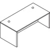 Lorell Essentials Rectangular Desk Shell - 70.9'' x 35.6'' x 1'' x 29.5'' - Finish: Laminate, Mahogany