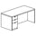 Lorell Prominence 2.0 Left-Pedestal Desk - 1'' Top, 60'' x 30''29'' - 3 x File, Box Drawer(s) - Single Pedestal on Left Side - Band Edge - Material: Particleboard - Finish: Mahogany Laminate, Thermofused