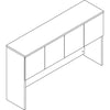 Lorell Prominence 2.0 Hutch - 66'' x 16''39'' - 4 Door(s) - Material: Particleboard - Finish: Laminate