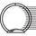Lion Insta-Cover Round Ring Easel Binder - 3/4'' Binder Capacity - Letter - 8 1/2'' x 11'' Sheet Size - 3 x Round Ring Fastener(s) - 40 Pocket(s) - Black - Recycled - Label Holder, Reinforced Sewn Edge,