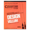 Clearprint Design Vellum Pad - Letter - 50 Sheets - Plain - 16 lb Basis Weight - Letter - 8 1/2'' x 11'' - White Paper - Acid-free, Archival - 1 / Pad
