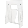 Deflecto Stand-Tall Literature Display - 1 Pocket(s) - 11.8'' Height x 9.1'' Width x 2.8'' DepthDesktop - Clear - Plastic - 1 Each - deflecto