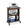 Safco Muv Three Level Adjustable Printer Stand - 175 lb Load Capacity - 3 x Shelf(ves) - 35'' Height x 29.5'' Width x 20'' Depth - Floor - Laminate - Steel, Wood, Melamine, Polyvinyl Chloride (PVC) - Che