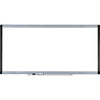 Lorell Signature Series Magnetic Dry-erase Markerboard - 96'' (8 ft) Width x 48'' (4 ft) Height - Coated Steel Surface - Silver, Ebony Frame - Magnetic - 1 Each