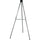 Lorell Telescoping Easel - 34'' (2.8 ft) Width x 66'' (5.5 ft) Height - Aluminum Surface - Black Frame - Foldable - 1 Each