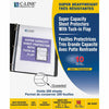 C-Line Super Capacity Super Heavyweight Vinyl Sheet Protectors with Tuck-In Flap - Clear, Top Loading, 11 x 8-1/2, 10/PK, 61027