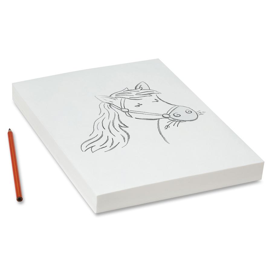 Pacon 96510 Semi-Transparent Tracing Paper - 500 Sheets - Plain - 9'' x 12'' - Lightweight - 500 / Ream