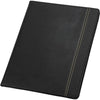 Samsill Professional Letter Pad Folio - 8 1/2'' x 11'' - 2 Internal Pocket(s) - Vinyl, Polyvinyl Chloride (PVC) - Black - 1 Each