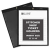 C-Line Shop Ticket Holders, Stitched - One Side Clear, 11 x 14, 25/BX, 45114