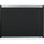 Lorell Mesh Bulletin Board - 48'' Height x 72'' Width - Fabric Surface - Black Anodized Aluminum Frame - 1 Each