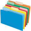 Pendaflex 1/3 Tab Cut Legal Recycled Top Tab File Folder - 8 1/2'' x 14'' - Assorted - 10% Recycled - 100 / Box