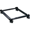 Lorell Commercial-Grade File Caddy - 400 lb Capacity - 4 Casters - Steel - x 16.6'' Width x 11.4'' Depth x 4'' Height - Black - 1 Each