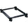 Lorell Commercial-Grade File Caddy - 400 lb Capacity - 4 Casters - Steel - x 16.6'' Width x 11.4'' Depth x 4'' Height - Black - 1 Each