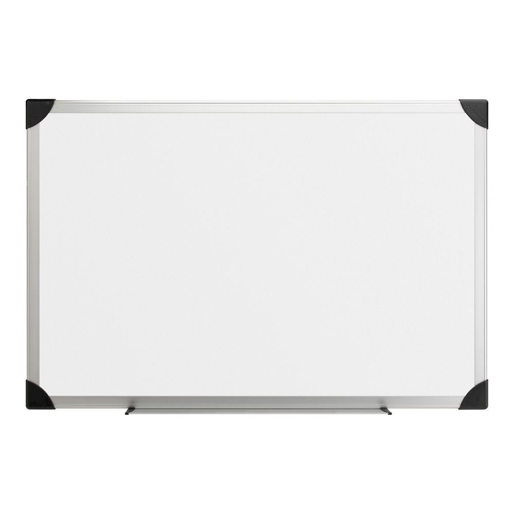 Lorell Dry-erase Board - 36'' (3 ft) Width x 24'' (2 ft) Height - White Styrene Surface - Aluminum Frame - Ghost Resistant, Scratch Resistant - 1 Each
