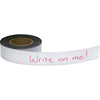 Zeus Magnetic Labeling Tape - 16.67 yd Length x 2'' Width - For Labeling, Shelf Labeling - 1 / Roll - White - ZEUS