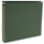Business Source 1/5 Tab Cut Letter Recycled Hanging Folder - 8 1/2'' x 11'' - Capacity1'' Expansion - Standard Green - 10% Recycled - 25 / Box