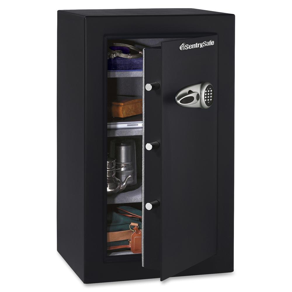 Sentry Safe Executive Security Safe - 6.10 ft³ - Electronic Lock - Pry Resistant - Overall Size 37.7'' x 21.7'' x 19.8'' - Black - Steel