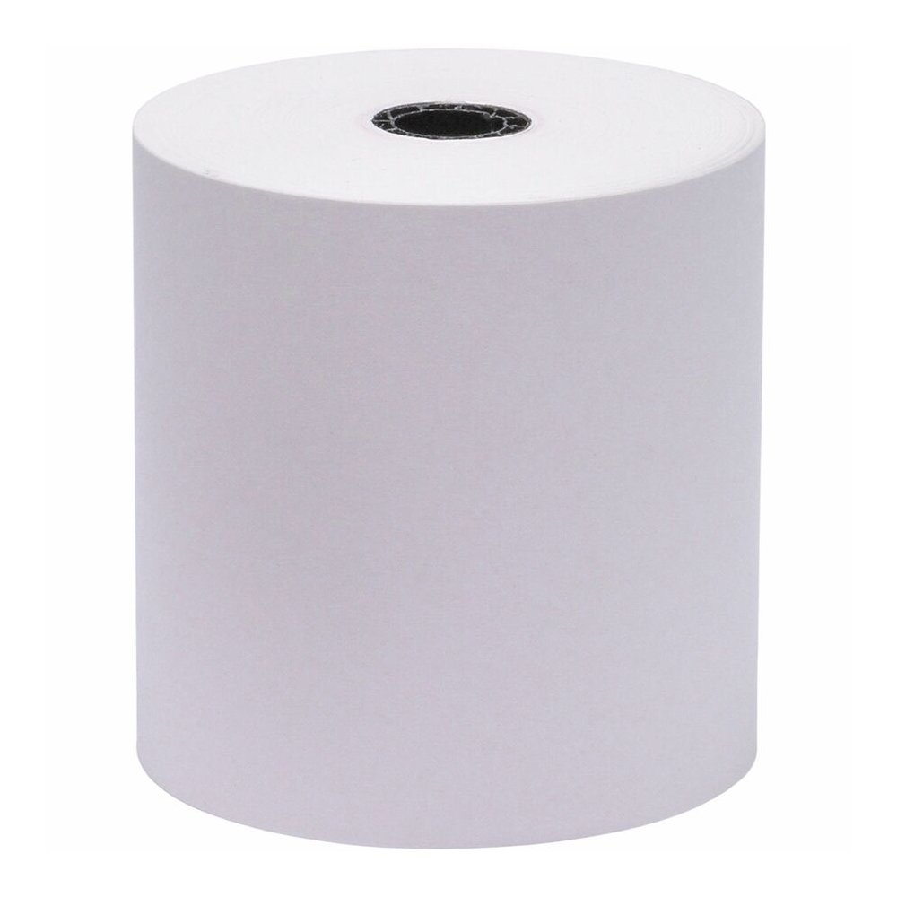 Business Source 1-Ply Pack Adding Machine Rolls - 3'' x 165 ft - 13.80 lb Basis Weight - Sustainable Forestry Initiative (SFI) - Lint-free - White - 12 / Pack