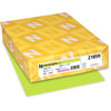 Astrobrights Color Copy Paper - Vulcan Green - Letter - 8 1/2'' x 11'' - 24 lb Basis Weight - Smooth - 500 / Pack - FSC - Acid-free, Lignin-free, Heavyweight - Vulcan Green