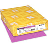 Astrobrights Color Paper - Orchid - Letter - 8 1/2'' x 11'' - 24 lb Basis Weight - 500 / Ream - Acid-free, Lignin-free - Orchid