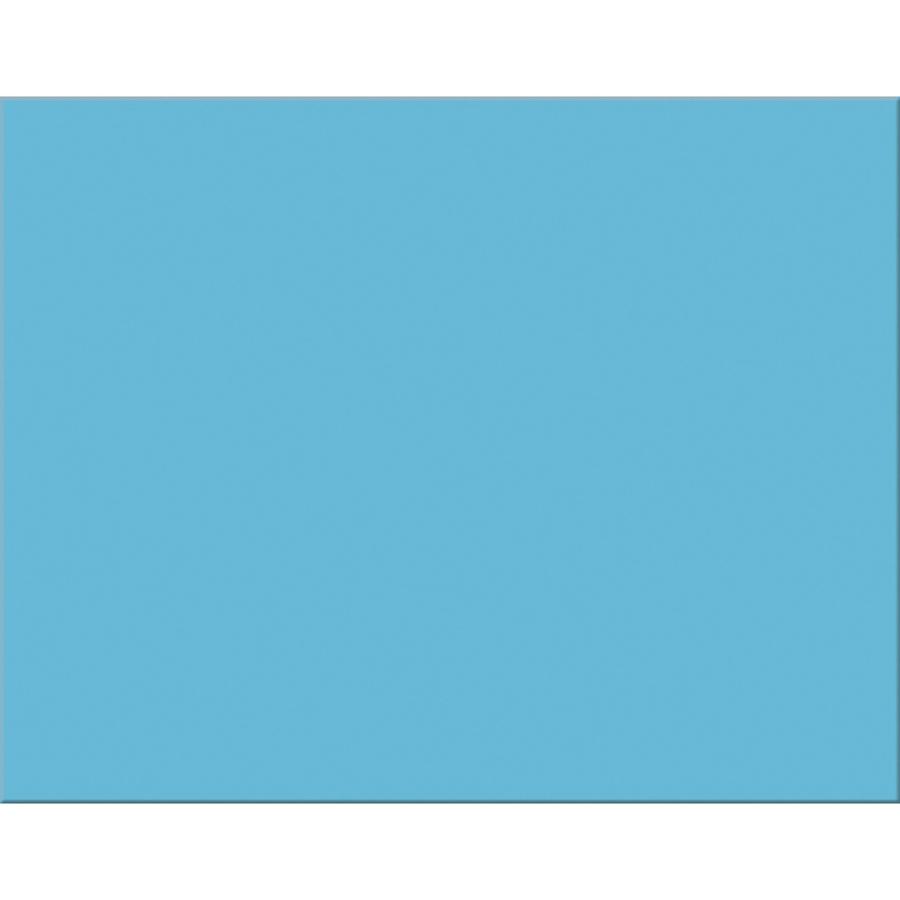 Pacon Railroad Board - Art Project, Mat, Painting, Marker, Poster, Stenciling, Block Printing, Mounting - 22''Height x 28''Width x 1''Length - 25 / Carton - Light Blue
