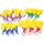 Creativity Street Foam Brushes/Rollers Classroom Pack - 40 Brush(es) Plastic