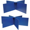 Pacon Round Table Privacy Board - 48'' Diameter x 14'' Height - 1 Each - Blue