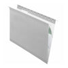 Pendaflex 1/5 Tab Cut Letter Recycled Hanging Folder - 8 1/2'' x 11'' - 11 pt. - Gray - Reinforced, Perforated - 10% Recycled - 25 / Box