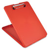 Saunders SlimMate Storage Clipboard - 0.50'' Clip Capacity - Storage for Stationary, Tablet, iPad, eReader, Document, Paper - Top Opening - 8 1/2'' x 12'' - Polypropylene - Red - 1 Each