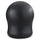 Safco Zenergy Vinyl Swivel Ball Chair - Black Vinyl - Polyester - 1 Each
