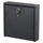 Safco 12 x 12'' Wall-Mounted Inter-department Mailbox with Lock - External Dimensions: 12'' Width x 12'' Height - 2.92 gal - Media Size Supported: Letter - Steel - Black Powder Coat - For Mail, File, Doc