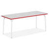 Lorell Classroom Activity Tabletop - Gray Nebula Rectangle, High Pressure Laminate (HPL) Top - 72'' Table Top Width x 30'' Table Top Depth x 1.13'' Table Top Thickness - Assembly Required - 1 Each