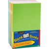 Hygloss Mighty Bright Blank Books - 5.5'' x 8.5'' - Assorted Paper - 20 / Pack